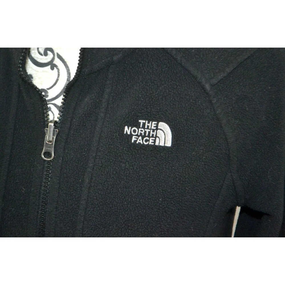 THE NORTH FACE Women's Full Zip Glacier Polartec Fleece Jacket SIZE SMALL‎ Black